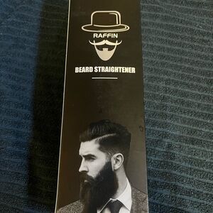 Raffin Sleek Black Heated Beard Straightener